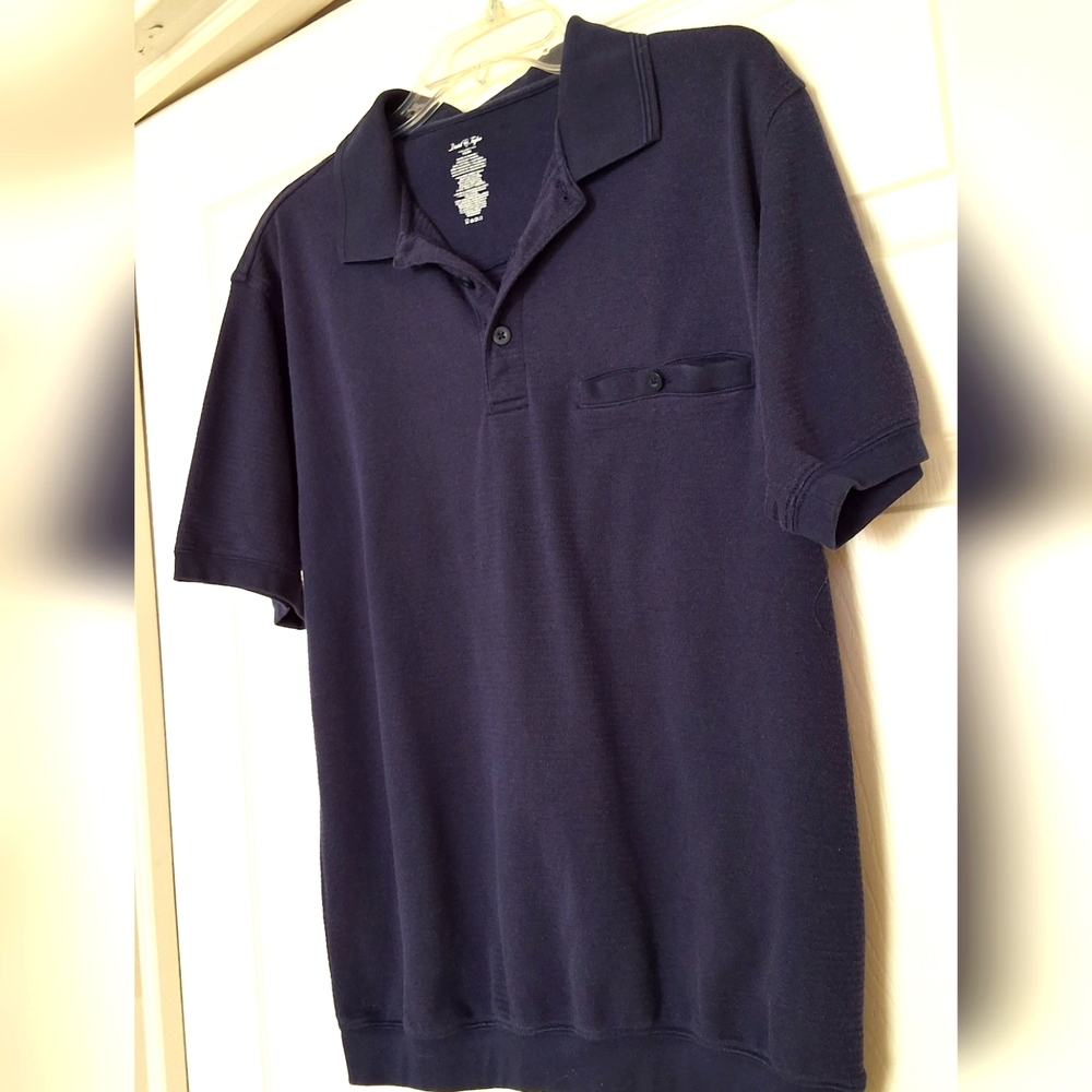 💥SALE💥David Taylor, Men's Medium, Navy Blue Short Sleeve Top